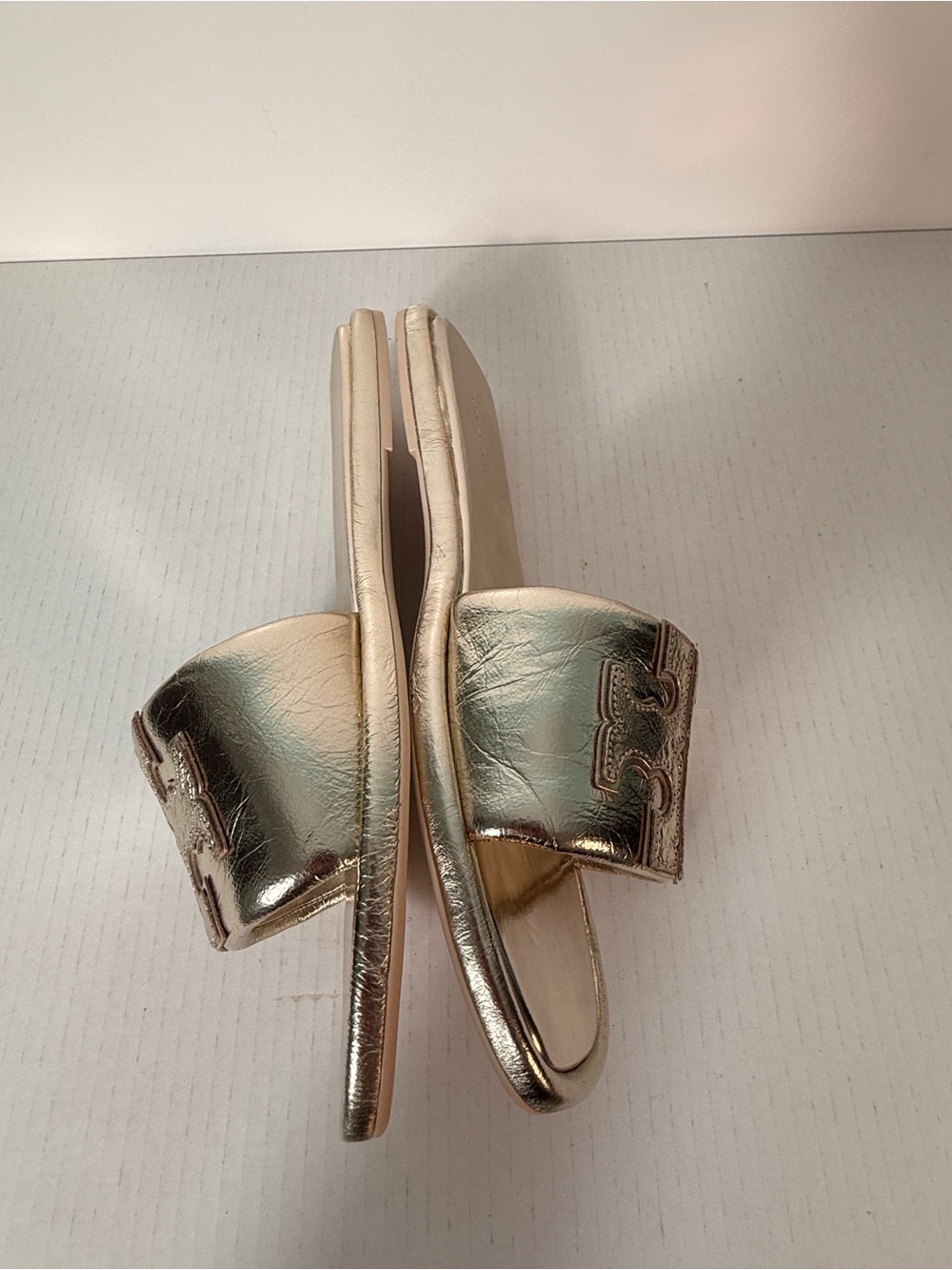 Tory Burch Double T Sport Slide Sandal size 10.5 - Picture 4 of 8